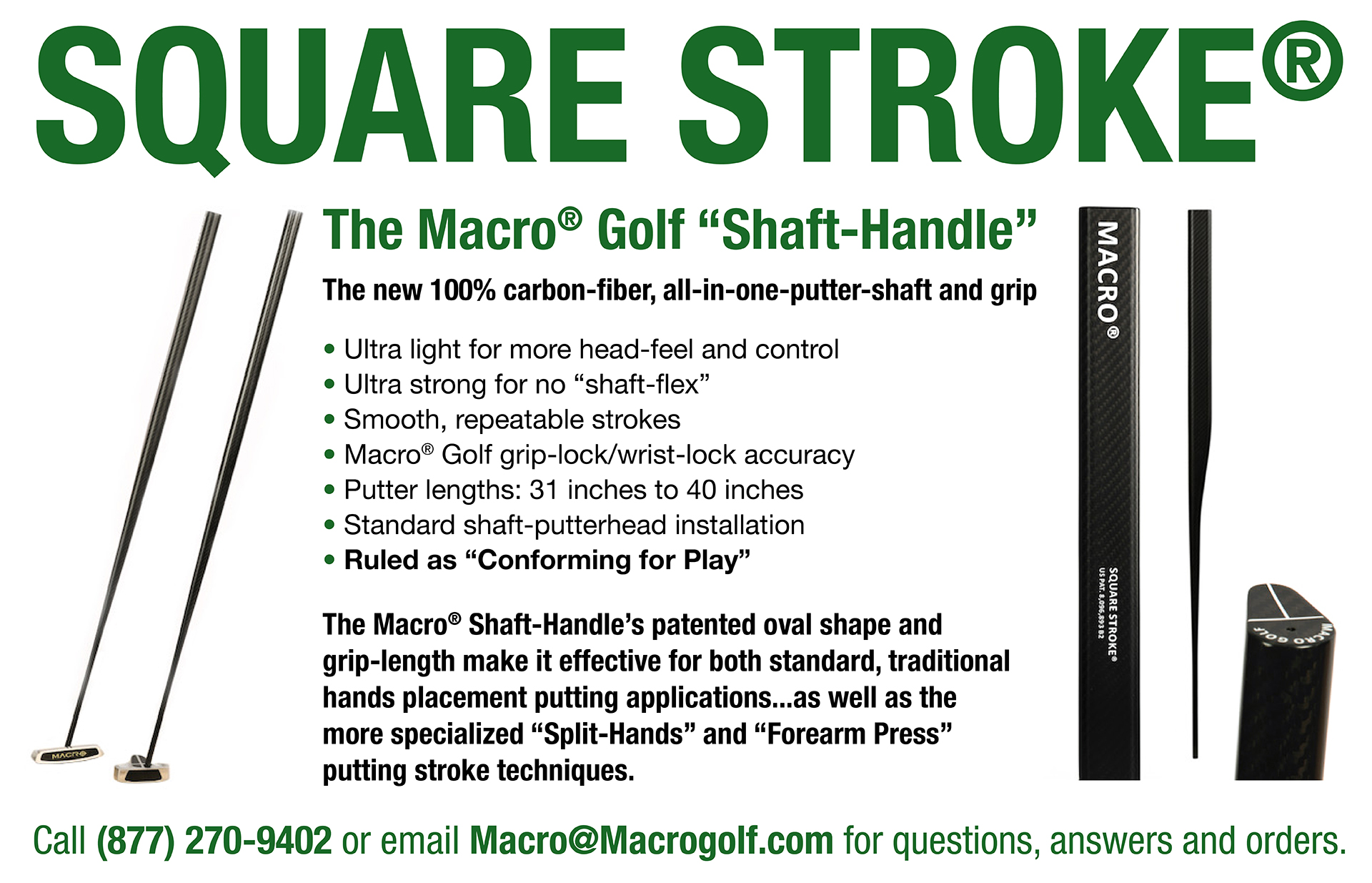 Macro Golf Poster Carbon Fiber May 23